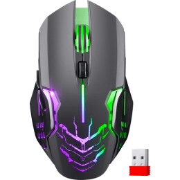 Мышь Defender Katana GM-511, беспроводная, черный, 5 + колесо-кнопка, 1200/2400/3200 dpi