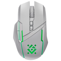 Мышь Defender Ibix GM-895, беспроводная, белый, 6 + колесо-кнопка, 1200/2400/3200 dpi