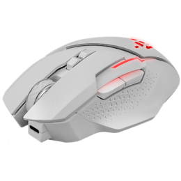 Мышь Defender Ibix GM-895, беспроводная, белый, 6 + колесо-кнопка, 1200/2400/3200 dpi