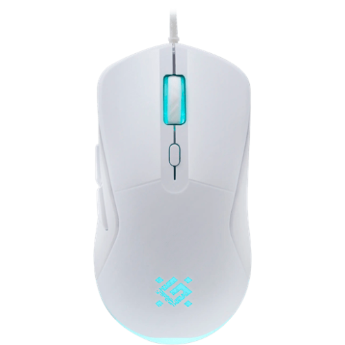 Мышь Defender Arga GM-049, белая, 5 + колесо-кнопка, 1200/1800/2400/3600 dpi