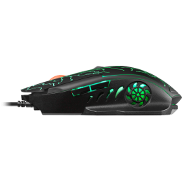 Мышь Defender Ezone GM-036, черный, 5 + колесо-кнопка, 800/1200/1600/2400 dpi