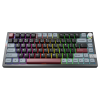 Клавиатура беспроводная Montech MK PRO 75 DY Bluetooth 5.2/Wireless 2.4 GHz/USB (кабель 1,8 м), Hot-swappable, RGB-Lighting Mode, Ergonomic Design, ENG/RUS, механическая, тип свитчей - Gateron Yellow Pro 3.0, цвет - черный/серый