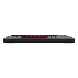 Клавиатура беспроводная Montech MK PRO 75 DY Bluetooth 5.2/Wireless 2.4 GHz/USB (кабель 1,8 м), Hot-swappable, RGB-Lighting Mode, Ergonomic Design, ENG/RUS, механическая, тип свитчей - Gateron Yellow Pro 3.0, цвет - черный/серый