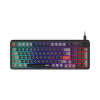 Игровая Клавиатура MSI FORGE GK110 RU, USB 2.0, 98кл, мембранная, кабель 1,5м (отсоединяемый) Черный