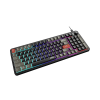 Игровая Клавиатура MSI FORGE GK110 RU, USB 2.0, 98кл, мембранная, кабель 1,5м (отсоединяемый) Черный