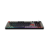 Игровая Клавиатура MSI FORGE GK110 RU, USB 2.0, 98кл, мембранная, кабель 1,5м (отсоединяемый) Черный