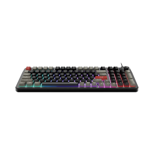 Игровая Клавиатура MSI FORGE GK110 RU, USB 2.0, 98кл, мембранная, кабель 1,5м (отсоединяемый) Черный