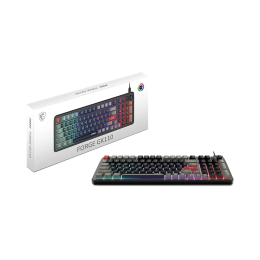 Игровая Клавиатура MSI FORGE GK110 RU, USB 2.0, 98кл, мембранная, кабель 1,5м (отсоединяемый) Черный