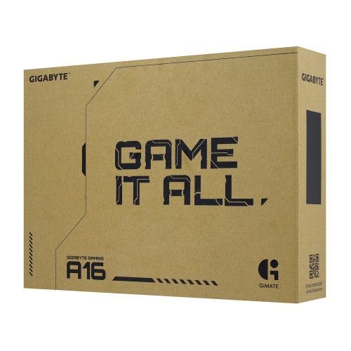 NB Gigabyte Gaming A16 (3THK3KZ893SD), Ryzen 7 260-3.8/512GB SSD/16GB/RTX 5050 8GB/16" WUXGA/Dos