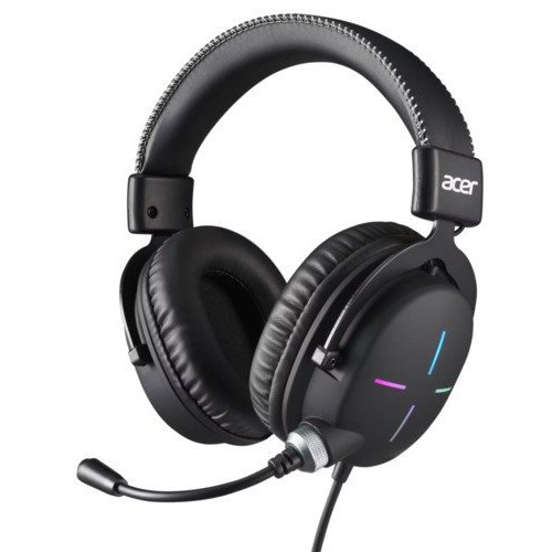 Наушники Acer Nitro Headset II NHW200 (Retail Pack), Black, 3.5 mm (Mini-Jack), USB Type-A
