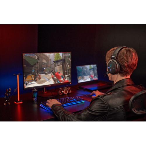 Наушники Acer Nitro Headset II NHW200 (Retail Pack), Black, 3.5 mm (Mini-Jack), USB Type-A