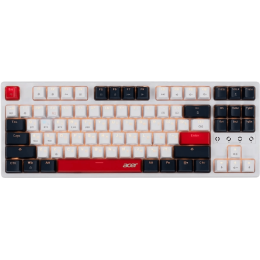 Клавиатура Acer OKR302 механическая белый USB беспроводная BT/Radio Multimedia for gamer для ноутбук ZL.KBDEE.016