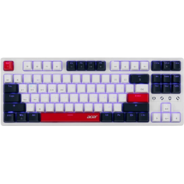 Клавиатура Acer OKR302 механическая белый USB беспроводная BT/Radio Multimedia for gamer для ноутбук ZL.KBDEE.016
