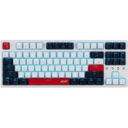 Клавиатура Acer OKR302 механическая белый USB беспроводная BT/Radio Multimedia for gamer для ноутбук ZL.KBDEE.016