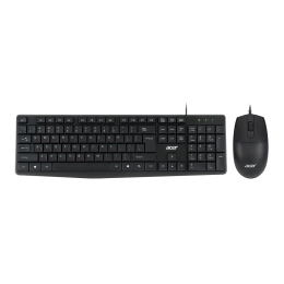 Клавиатура + мышь Acer OMW141 клав:черный мышь:черный USB