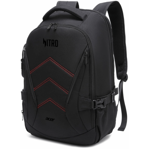 Рюкзак для ноутбука 15.6" Acer Nitro OBG313 черный/красный полиэстер.