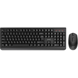 Клавиатура + мышь Acer OCC401 клав:черный мышь:черный USB беспроводная Multimedia (ZL.ACCCC.016)