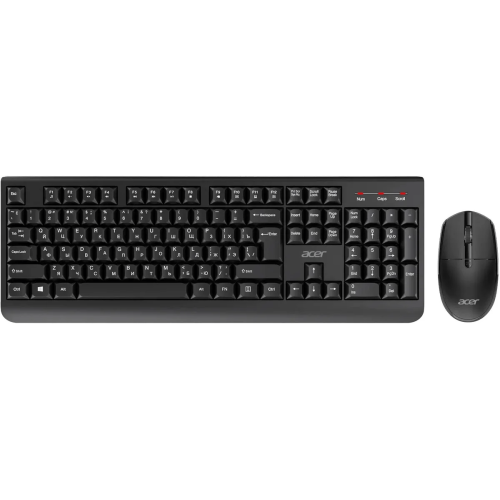 Клавиатура + мышь Acer OCC401 клав:черный мышь:черный USB беспроводная Multimedia (ZL.ACCCC.016)