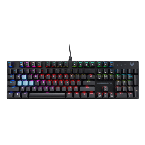 Проводная игровая клавиатура Acer Predator Aethon 303, PKW200 (Retail pack), Black, USB