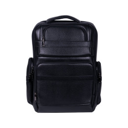 Кожаный рюкзак, Deluxe, Urban A-1120, 30,11 литров, чёрный