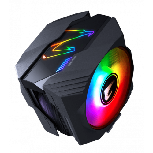 Кулер для процессора AORUS ATC800, 6xCopper Pipes, 2xRGB 120mm RGB FAN, Intel 1200,1700, AMD AM5, AM4, TDP 250W, BOX