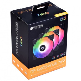 Комплект вентиляторов для корпуса ID-Cooling DF-12025-RGB-TRIO, 12cm, RGB LED