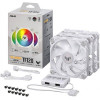Комплект вентиляторов ASUS TUF GAMING TF120 ARGB WHITE 3IN1