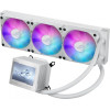 СЖО ASUS ROG Ryujin III 360 ARGB WHT Extreme, Asetekapos;s Emma Gen8 V2 Pump, magnetic ROG ARGB fans, LCD DISPLAY, WHITE,BOX