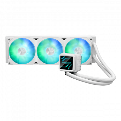 СЖО ASUS PRIME LC 360 ARGB WHITE, 360mm, ARGB Fans, Cooper PUMP, BOX