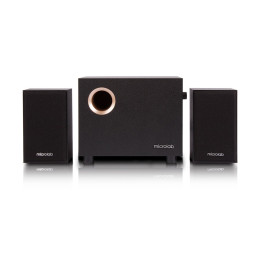 Акустическая система, Microlab, M-105, 10Вт (2,5Вт*2+5Вт), Выход 2RCA, Вход 3.5 MiniJack, Чёрный
