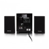 Акустическая система, Microlab, M-105R, 10Вт (2,5Вт*2+5Вт), Выход 2RCA, Вход 3.5 MiniJack, FM, USB, SD-карта, Чёрный