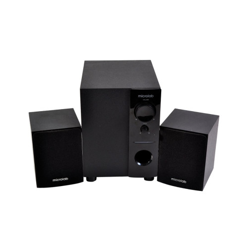 Акустическая система, Microlab, M-109, 2.1, 10Вт (2,5Вт*2+5Вт), Выход RCA sokets, Вход 3,5 MiniJack, Чёрный