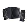 Акустическая система, Microlab, M-300BT, 2.1, 38Вт (12Вт*2+14Вт), Выход 2RCA, FM радио, SD, USB, Вход 3,5 MiniJack, Чёрный