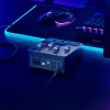 Микшерный пульт, Razer Audio Mixer, RZ19-03860100-R3M1, 10Гц - 20кГц, Преобразование А/Ц и Ц/А: 24бита при 48кГц, Динамический диапазон: > 110дБ, Соотношение «сигнал-шум»: > 100дБ, КНИ+шум: < –-90дБ, Взаимные помехи каналов: < –-90дБ, Аналоговый аудиомикш