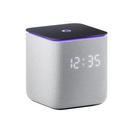 Умная колонка, Яндекс, YNDX-00054GRY, Яндекс Станция Миди, 24Вт, (1х 63, 2х20мм), 4 микрофона, 70–20 000 Гц, Wi-Fi (2,4–5 ГГц), Bluetooth 5.0, Серый