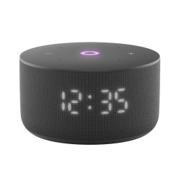 Умная колонка, Яндекс, YNDX-00027BLK, Яндекс Станция Мини 3 с Алисой, YaGPT, 12Вт, 1 динамик, 3 микрофона, 110-16 000 Гц, Wi-Fi (2,4–5 ГГц), Bluetooth 5.0, Черный