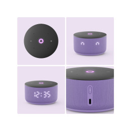 Умная колонка, Яндекс, YNDX-00027LIL, Яндекс Станция Мини 3 с Алисой, YaGPT, 12Вт, 1 динамик, 3 микрофона, 110-16 000 Гц, Wi-Fi (2,4–5 ГГц), Bluetooth 5.0, Лиловый