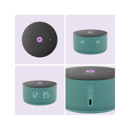 Умная колонка, Яндекс, YNDX-00027TRQ, Яндекс Станция Мини 3 с Алисой, YaGPT, 12Вт, 1 динамик, 3 микрофона, 110-16 000 Гц, Wi-Fi (2,4–5 ГГц), Bluetooth 5.0, Бирюзовый