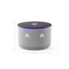 Умная колонка, Яндекс, YNDX-00059GRY, Яндекс Станция Мини 3 Про, 18Вт, 3 микрофона, 90 - 16 000 Гц, Wi-Fi (2,4–5 ГГц), Серый