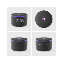 Умная колонка, Яндекс, YNDX-00059BLK, Яндекс Станция Мини 3 Про, 18Вт, 3 микрофона, 90 - 16 000 Гц, Wi-Fi (2,4–5 ГГц), Черный