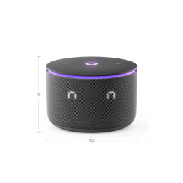 Умная колонка, Яндекс, YNDX-00059BLK, Яндекс Станция Мини 3 Про, 18Вт, 3 микрофона, 90 - 16 000 Гц, Wi-Fi (2,4–5 ГГц), Черный