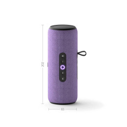 Портативная умная колонка, Яндекс, YNDX-00030VIO, Яндекс Станция Стрит с Алисой, 30 Вт, 3 микрофона, 80 - 20 000 Гц, Wi-Fi (2,4–5 ГГц), Bluetooth 5.0, Фиолетовый