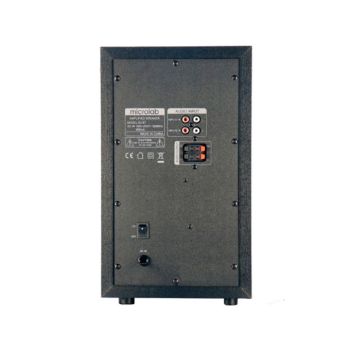 Акустическая система, Microlab, X3BT, 2.1, 98 Вт, Выход 2RCA*2, 30 Гц - 20 кГц, Bluetooth, МДФ, Черный