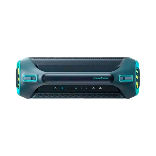 Портативная колонка, soundcore, Boom 2 Plus (A3134031), до 140 Вт, BassUp™ 2.0, 50 Гц – 20 000 Гц, Bluetooth 5.3, до 20 м, USB-C, IPX7 Голубой