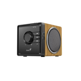 Колонки, Genius, SP-916BT, Bluetooth 5.3, 180Hz-15KHz, Емкость батареи 3.7V / 1800mAh, Рабочий диапазон 10 м, Регулятор громкости, Коричневый