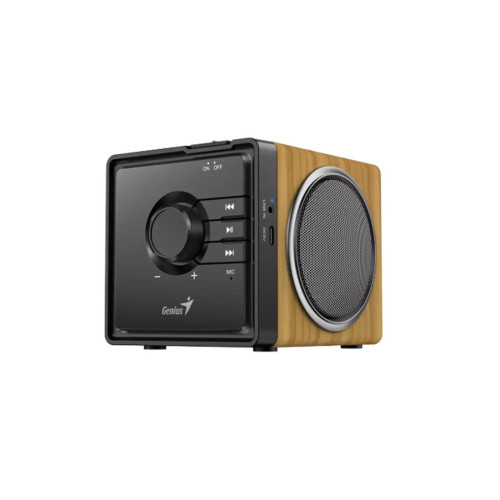 Колонки, Genius, SP-916BT, Bluetooth 5.3, 180Hz-15KHz, Емкость батареи 3.7V / 1800mAh, Рабочий диапазон 10 м, Регулятор громкости, Коричневый