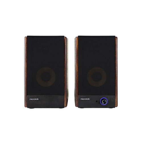 Колонки, Microlab, SOLO4, Bluetooth 5.3, AUX, 45 Вт, 80 Гц - 20 кГц, Соотношение сигнал/шум: > 75 дБ, Bluetooth 5.3, Коричневый