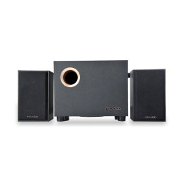 Акустическая система, Microlab, M-105BT, 10Вт (5+2,5*2Вт), 70Дб, 3.5 MiniJack, RCA, Bluetooth 2.1, 40Гц - 20000 Гц, МДФ, Черный