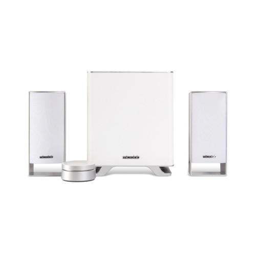 Акустическая система, Microlab, M-600ВТ White, 2.1, 40Вт, 75Дб, 3.5mm stereo, Выход 2RCA, 40 Гц – 20 000 Гц, Bluetooth 4.2 / 5.0, Радиус действия 10 м, Проводной пульт, Регулятор баса, Белый