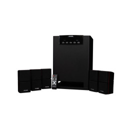 Акустическая система, Microlab, X15BT, 5.1, 170 Вт (90 Вт + 16 Вт*5), Выход 2RCA*2, 5.1CH RCA, USB, микрофон*2, 20 Гц - 20 кГц, Bluetooth 5.0, Пульт ДУ, Настенное крепление, Высокая подставка, Черный